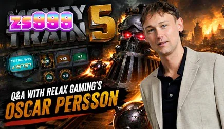 Tampilan visual kereta Money Train 5 dengan elemen mekanik baru